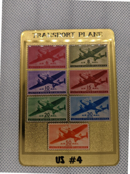 Transport Plane front Stamp Plak photo